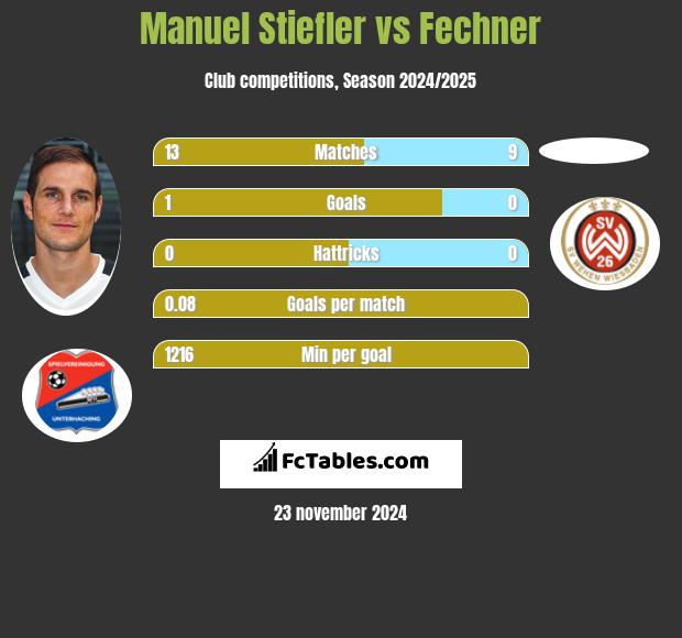 Manuel Stiefler vs Fechner h2h player stats