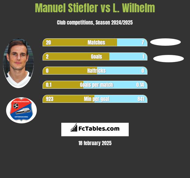 Manuel Stiefler vs L. Wilhelm h2h player stats