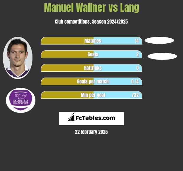 Manuel Wallner vs Lang h2h player stats