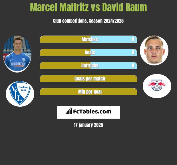 Marcel Maltritz vs David Raum h2h player stats