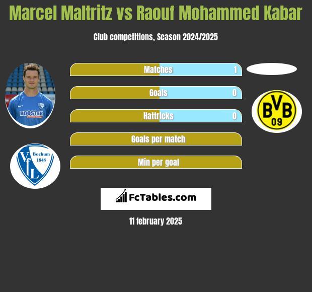 Marcel Maltritz vs Raouf Mohammed Kabar h2h player stats