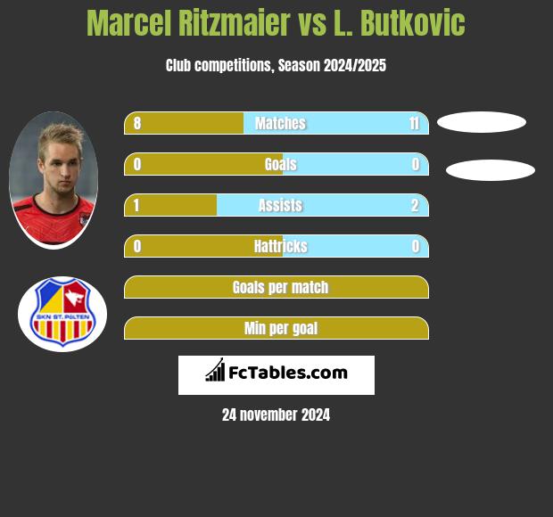 Marcel Ritzmaier vs L. Butkovic h2h player stats