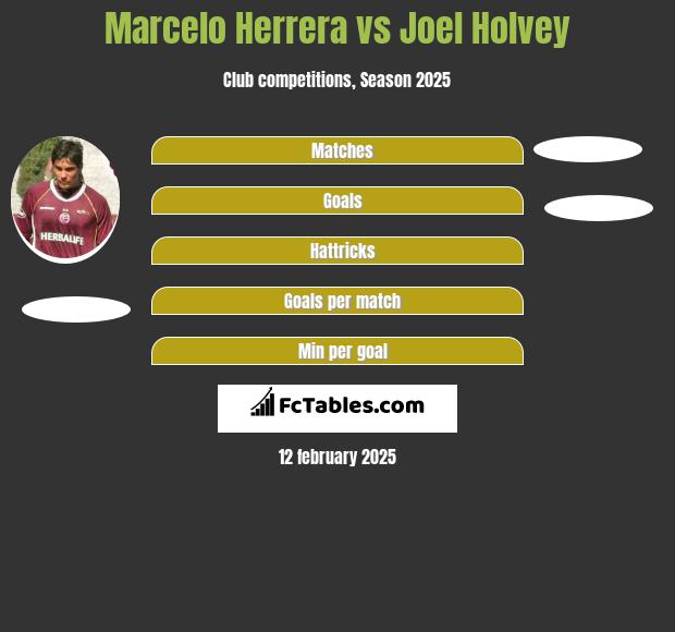 Marcelo Herrera vs Joel Holvey h2h player stats