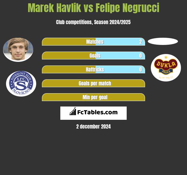 Marek Havlik vs Felipe Negrucci h2h player stats