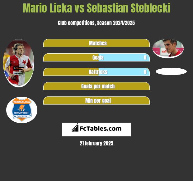 Mario Licka vs Sebastian Steblecki h2h player stats