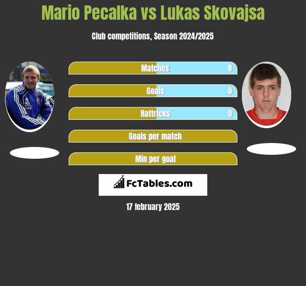 Mario Pecalka vs Lukas Skovajsa h2h player stats