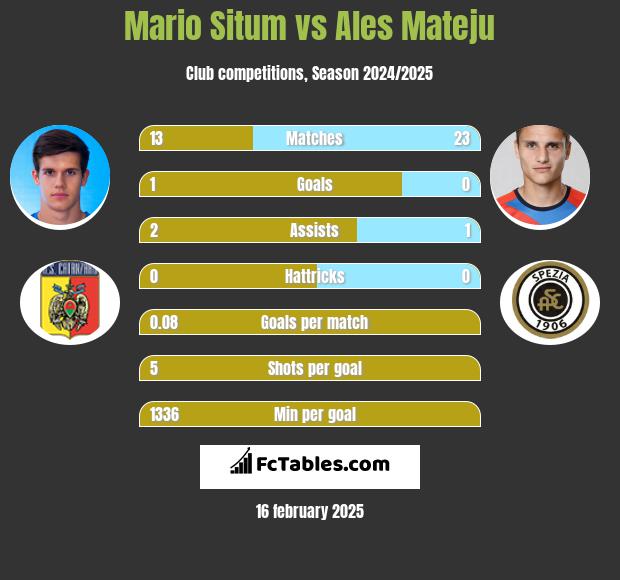 Mario Situm vs Ales Mateju h2h player stats