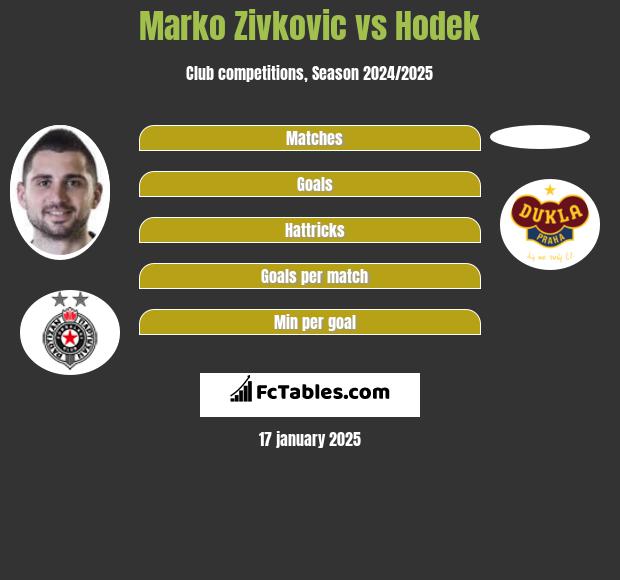 Marko Zivkovic vs Hodek h2h player stats