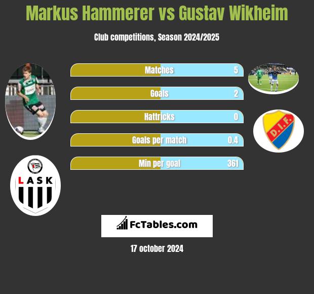 Markus Hammerer vs Gustav Wikheim h2h player stats