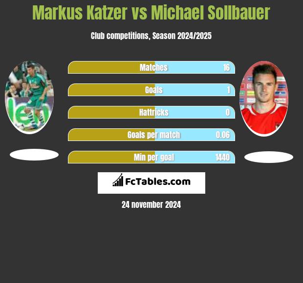 Markus Katzer vs Michael Sollbauer h2h player stats