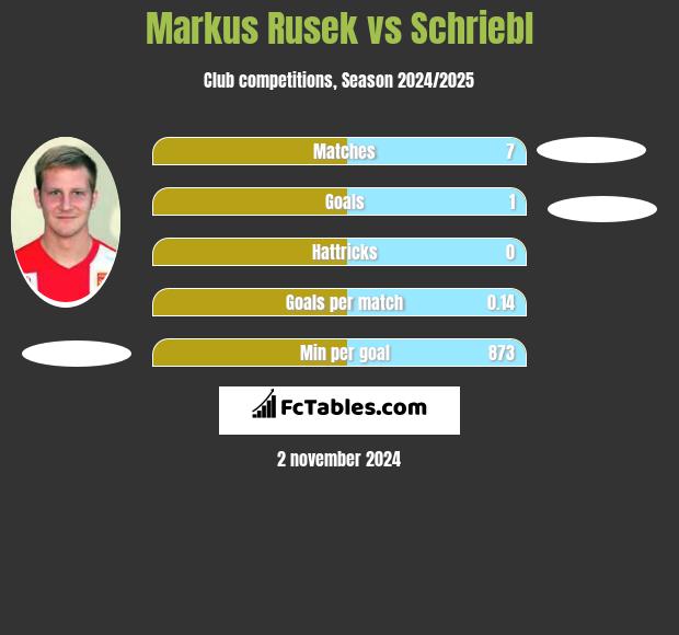 Markus Rusek vs Schriebl h2h player stats