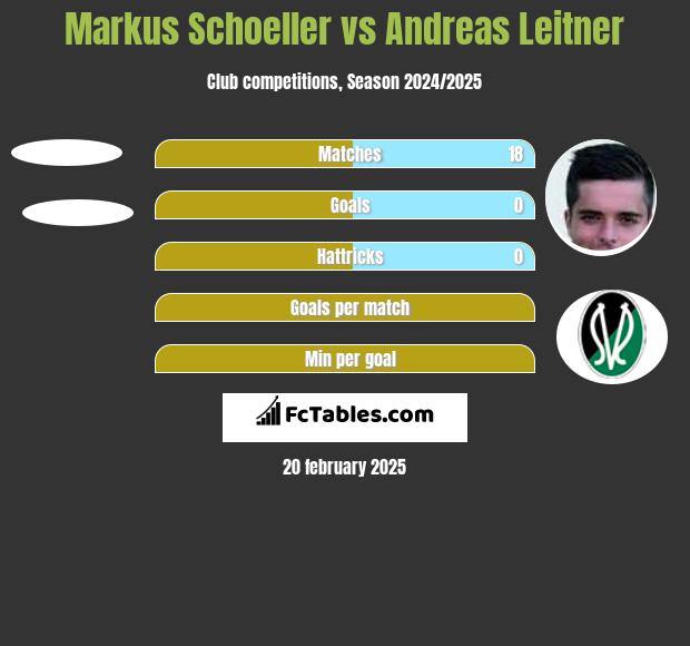 Markus Schoeller vs Andreas Leitner h2h player stats