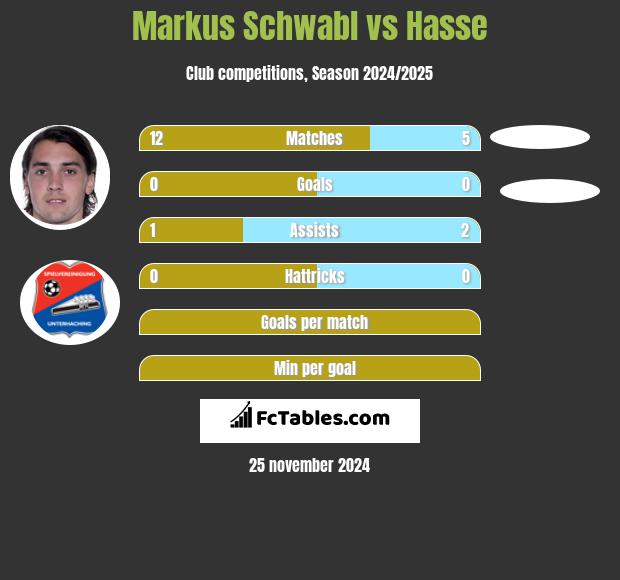 Markus Schwabl vs Hasse h2h player stats