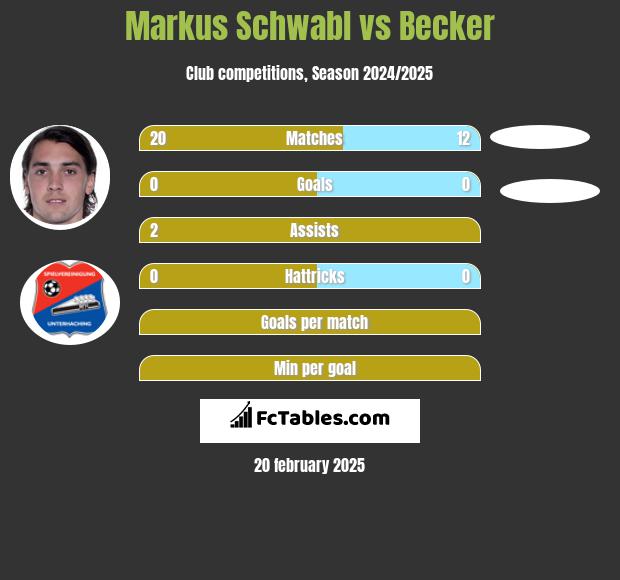 Markus Schwabl vs Becker h2h player stats