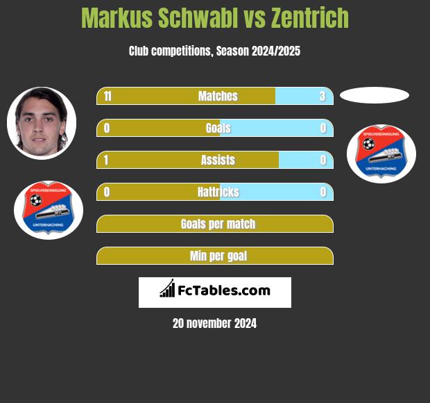 Markus Schwabl vs Zentrich h2h player stats