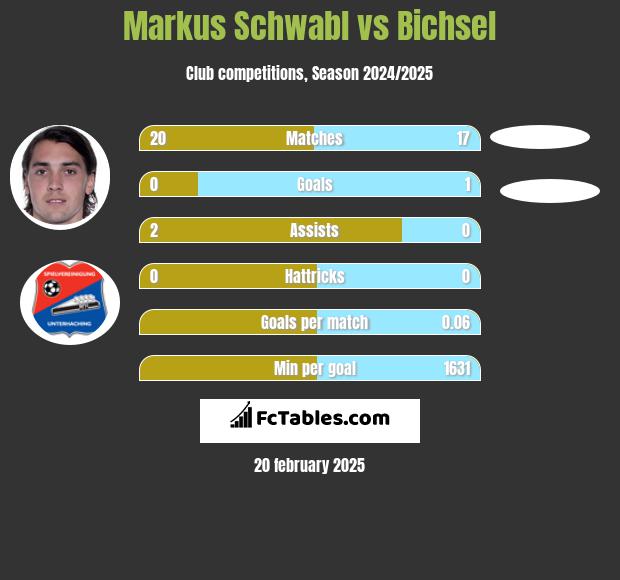 Markus Schwabl vs Bichsel h2h player stats