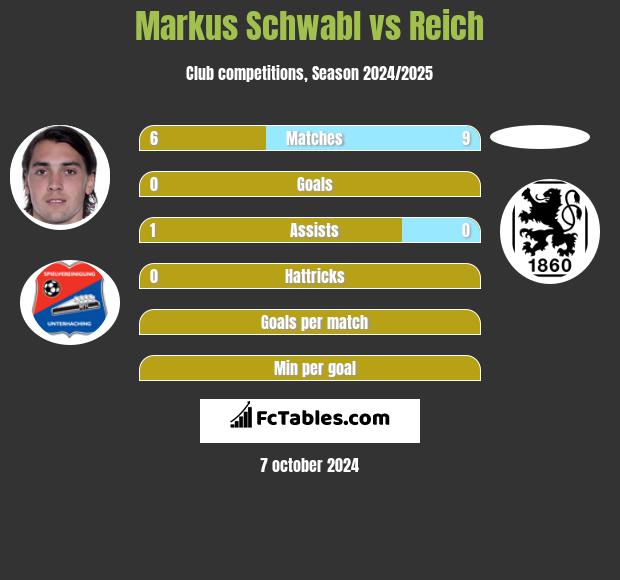 Markus Schwabl vs Reich h2h player stats