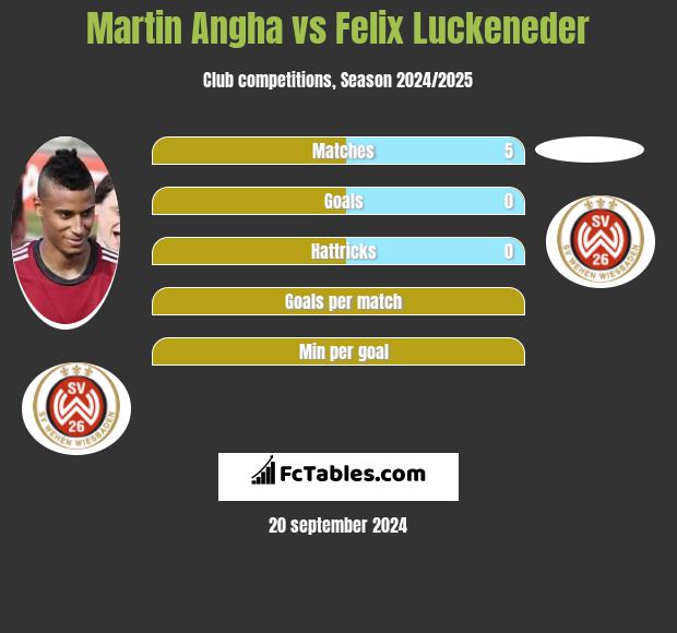 Martin Angha vs Felix Luckeneder h2h player stats