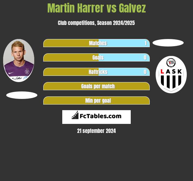 Martin Harrer vs Galvez h2h player stats