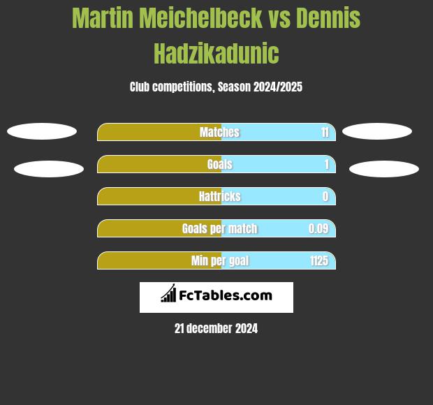 Martin Meichelbeck vs Dennis Hadzikadunic h2h player stats