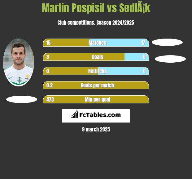 Martin Pospisil vs SedlÃ¡k h2h player stats