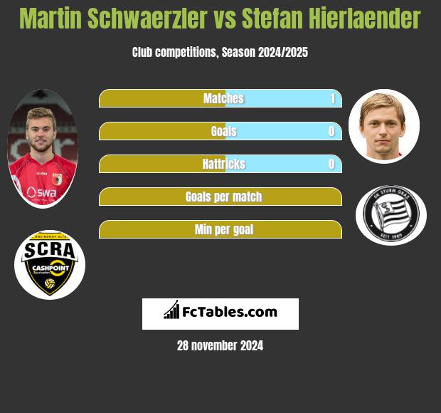 Martin Schwaerzler vs Stefan Hierlaender h2h player stats