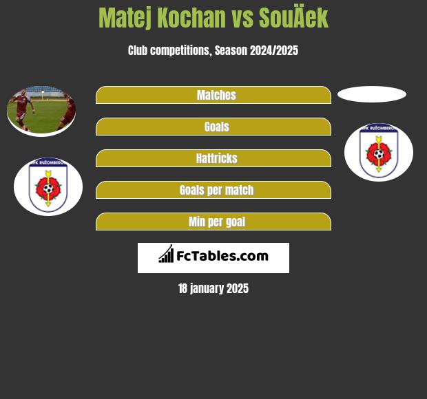 Matej Kochan vs SouÄek h2h player stats