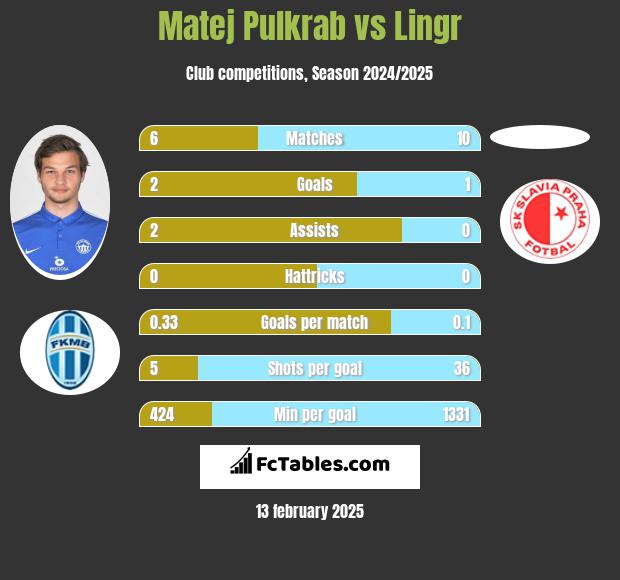 Matej Pulkrab vs Lingr h2h player stats