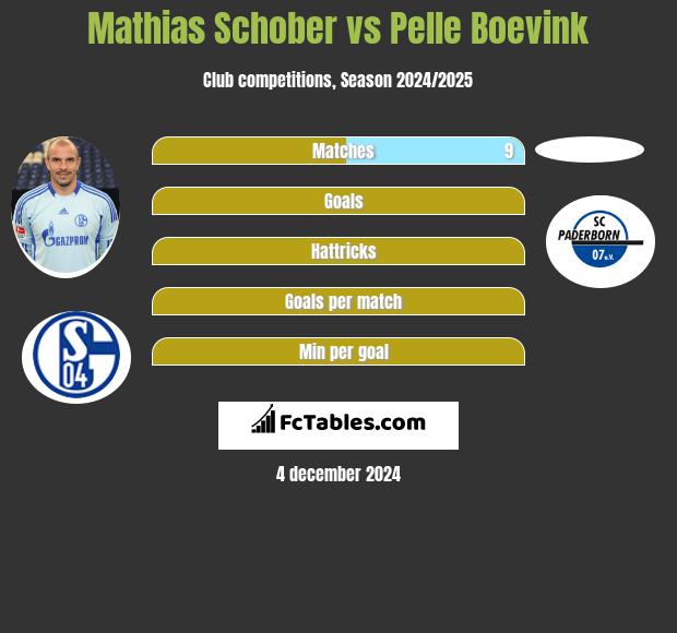 Mathias Schober vs Pelle Boevink h2h player stats