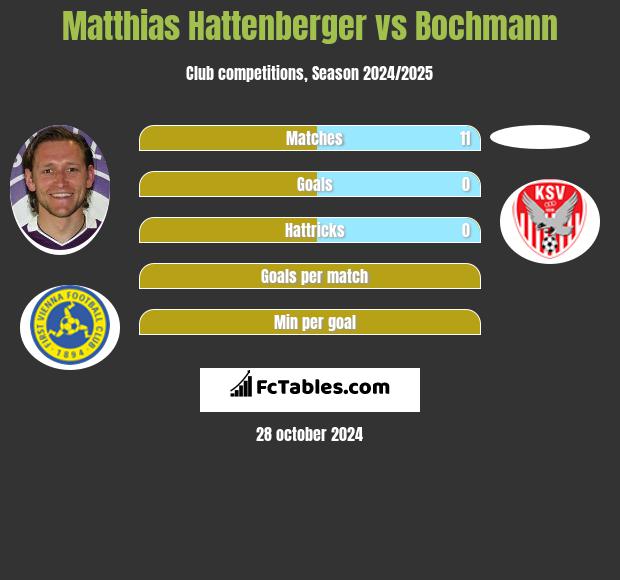 Matthias Hattenberger vs Bochmann h2h player stats