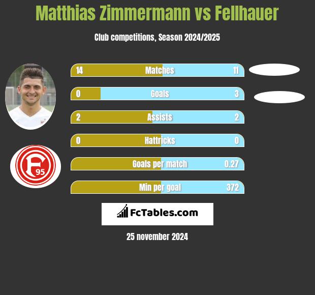 Matthias Zimmermann vs Fellhauer h2h player stats