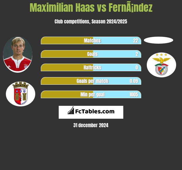 Maximilian Haas vs FernÃ¡ndez h2h player stats