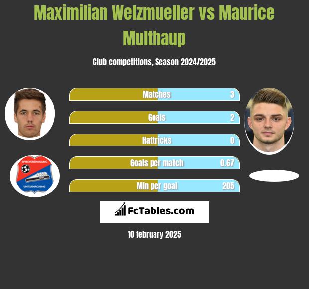 Maximilian Welzmueller vs Maurice Multhaup h2h player stats