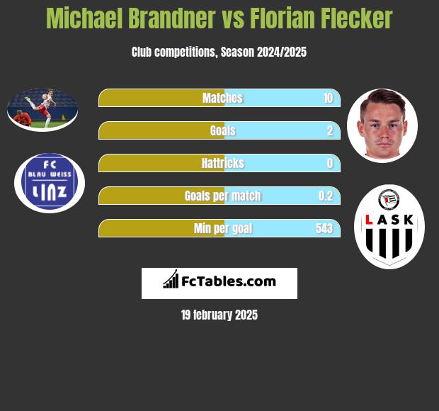 Michael Brandner vs Florian Flecker h2h player stats