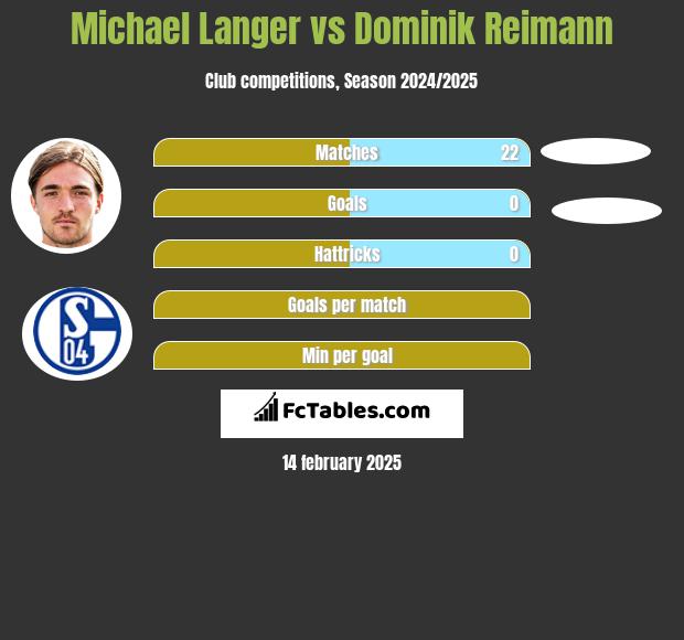 Michael Langer vs Dominik Reimann h2h player stats