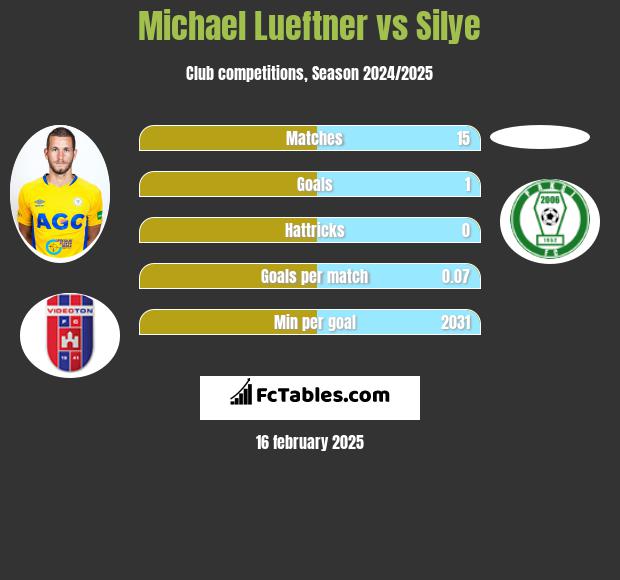 Michael Lueftner vs Silye h2h player stats