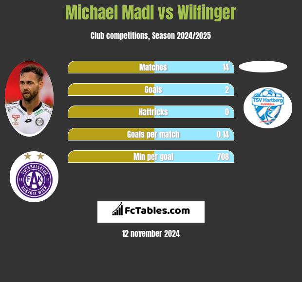 Michael Madl vs Wilfinger h2h player stats