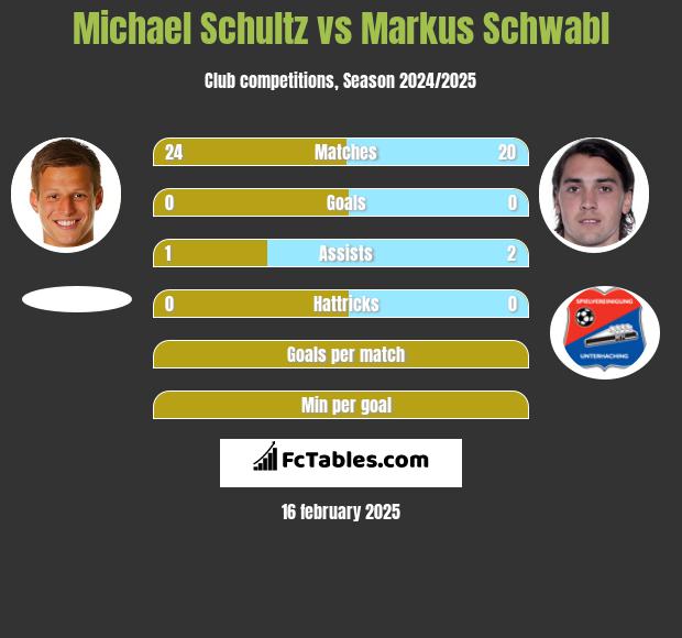 Michael Schultz vs Markus Schwabl h2h player stats