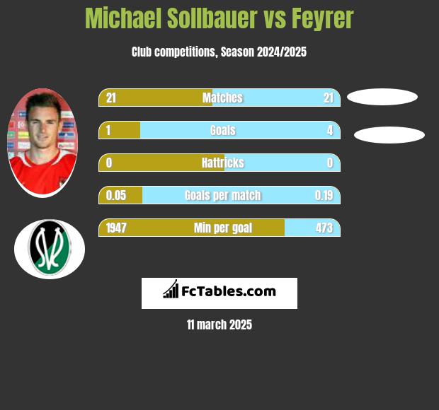 Michael Sollbauer vs Feyrer h2h player stats