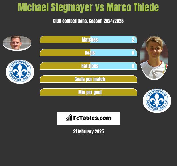 Michael Stegmayer vs Marco Thiede h2h player stats