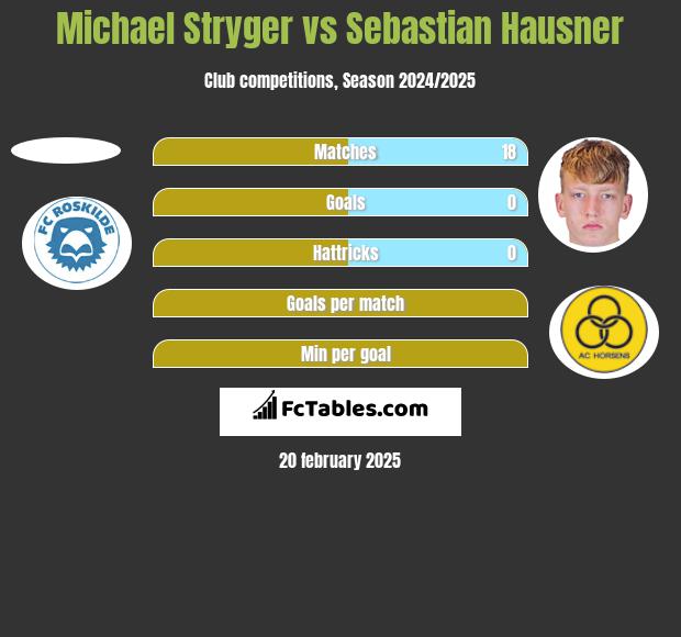 Michael Stryger vs Sebastian Hausner h2h player stats