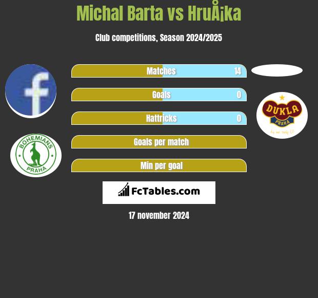 Michal Barta vs HruÅ¡ka h2h player stats