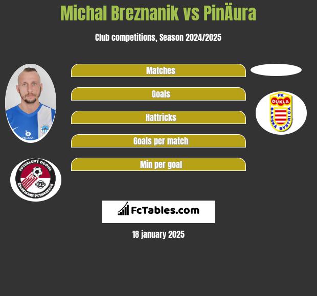 Michal Breznanik vs PinÄura h2h player stats