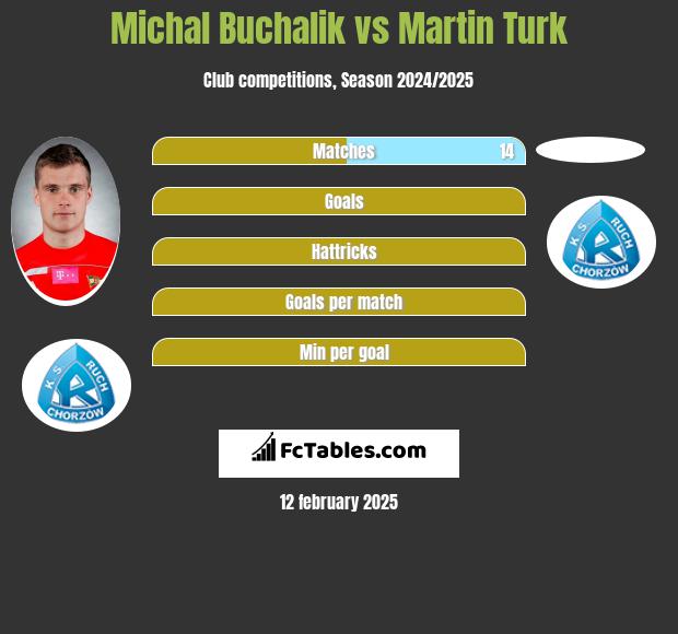 Michal Buchalik vs Martin Turk h2h player stats