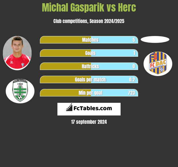 Michal Gasparik vs Herc h2h player stats