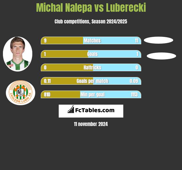 Michal Nalepa vs Luberecki h2h player stats