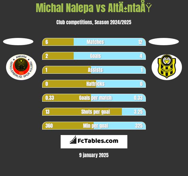 Michał Nalepa vs AltÄ±ntaÅŸ h2h player stats