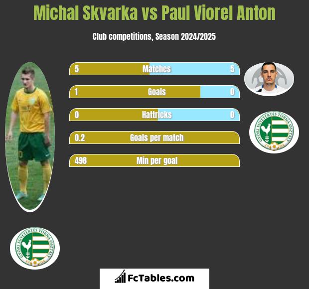 Michal Skvarka vs Paul Viorel Anton h2h player stats