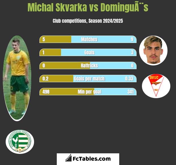 Michal Skvarka vs DominguÃ¨s h2h player stats