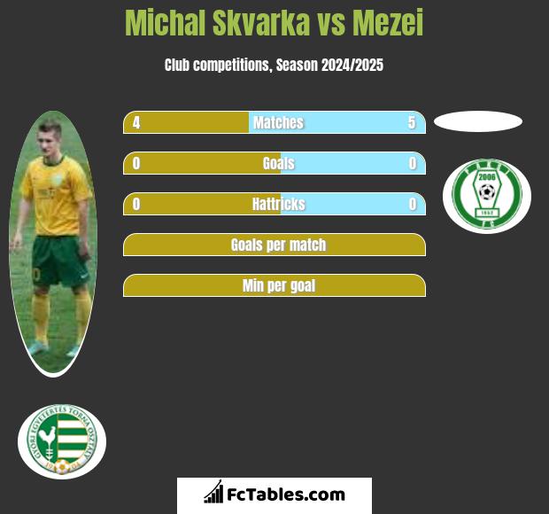 Michal Skvarka vs Mezei h2h player stats